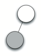 Second image showing the addition of a new node below the initial node.